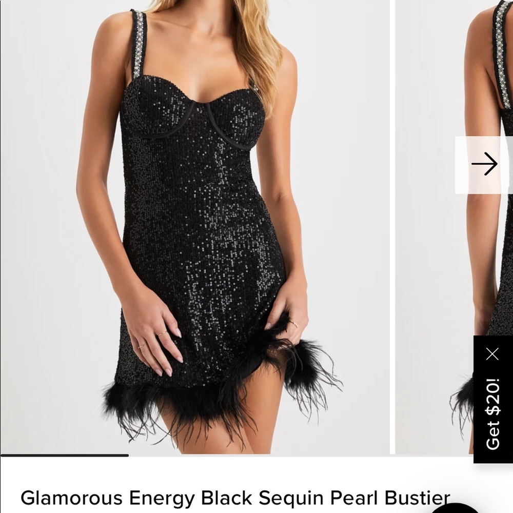 Black Sequin dress, perfect for Bachelorette Party, MOH
